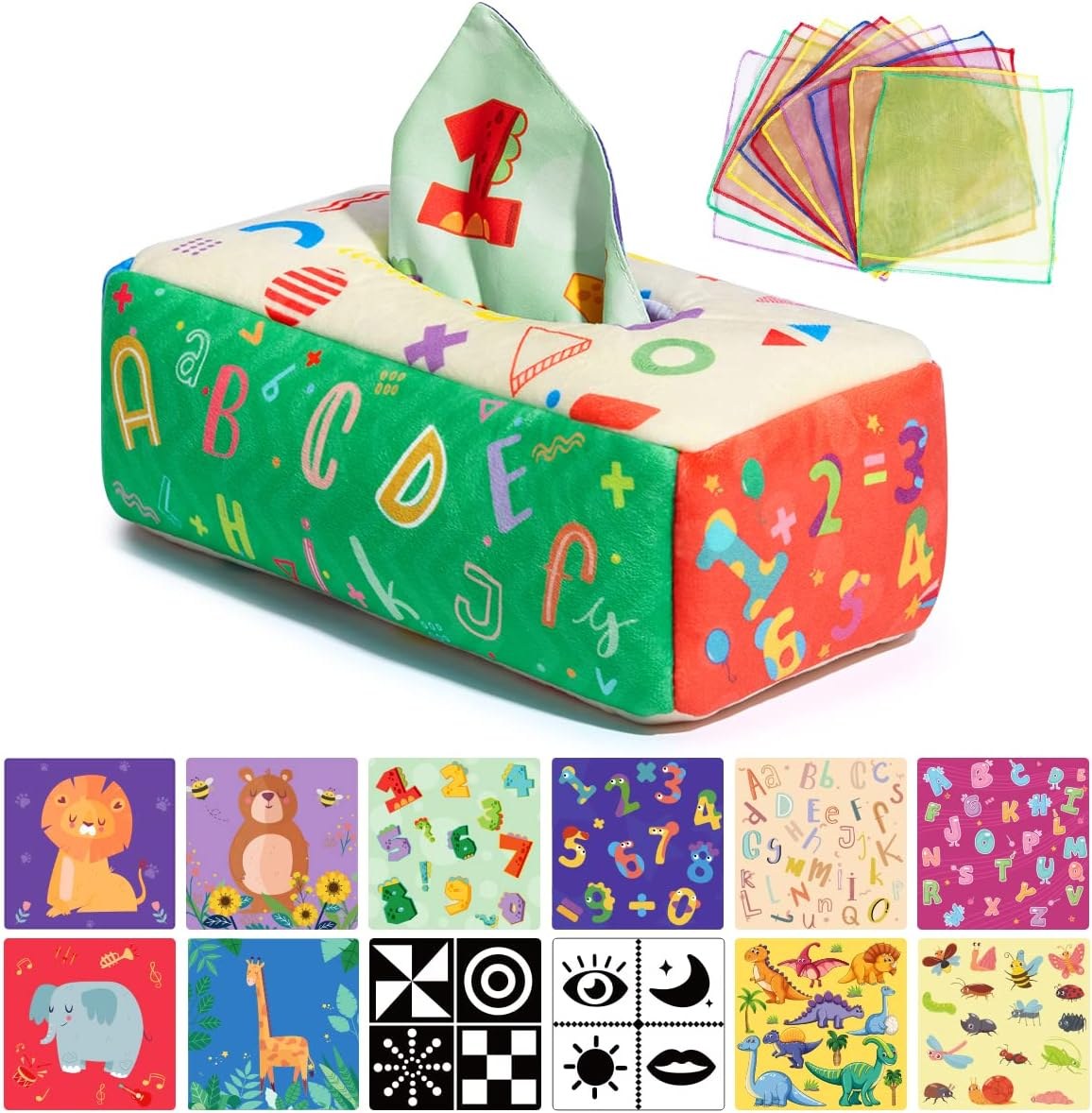 URMYWO Baby Tissue Box Toy